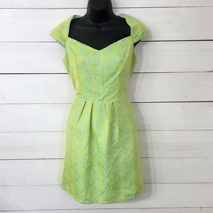 Calling all Rockabilly Gals! Annabella Retro Geometric Dress